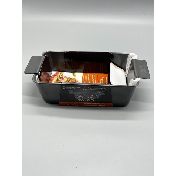 chicago metallic Kitchen Chicago Metallic Healthy Meatloaf Pan Set
